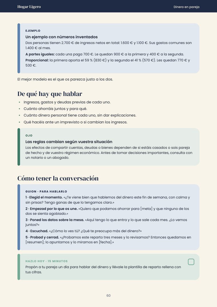 Dinero en pareja